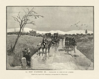 Mort du roi Alphonse XII d